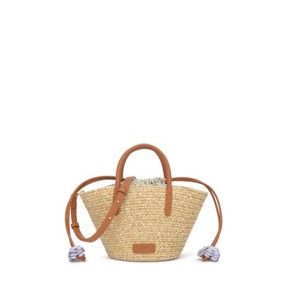 TOUS Mini Strohtasche 'Summer Holidays' Natur